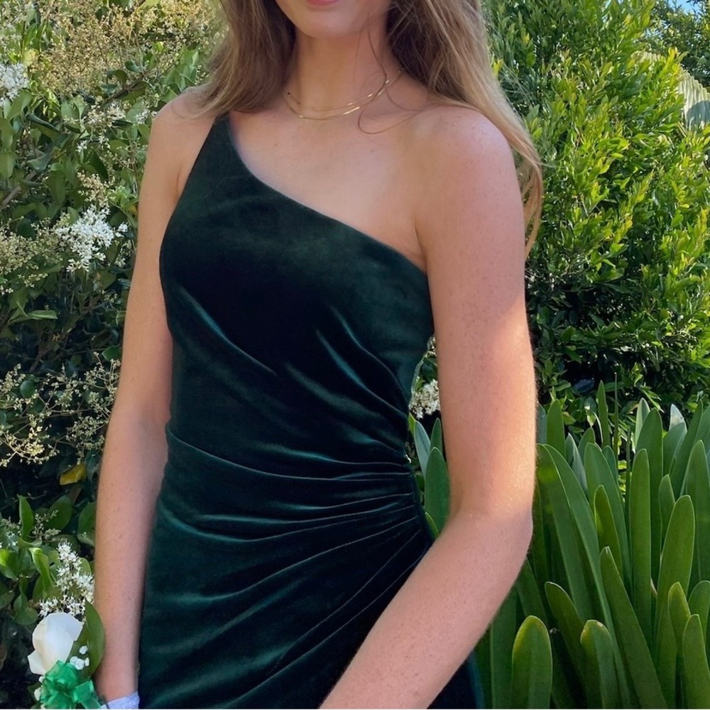 Dark Green Prom Evening Dress